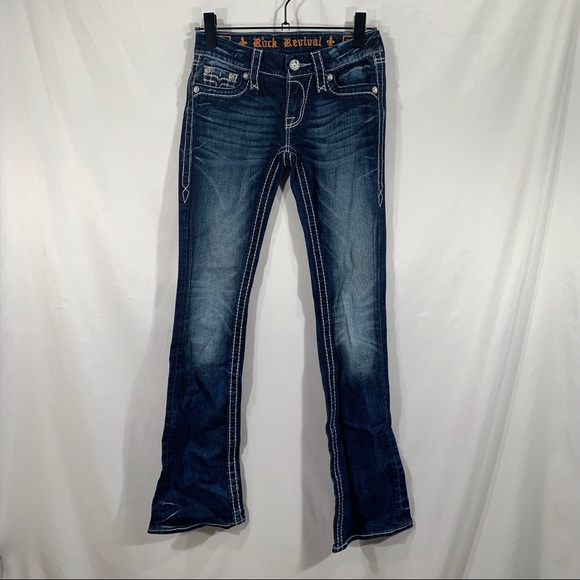 Rock Revival Denim - Rock Revival Clover Boot Cut Size 25 Jeans